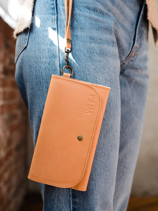 Mare Phone Wallet - Cognac