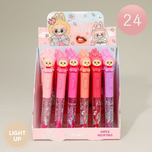 Labubu Light Up Monster Bunny Top Lip Gloss