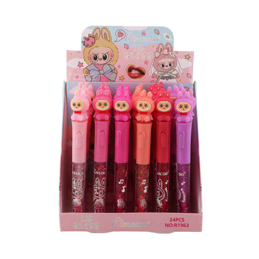 Labubu Light Up Monster Bunny Top Lip Gloss
