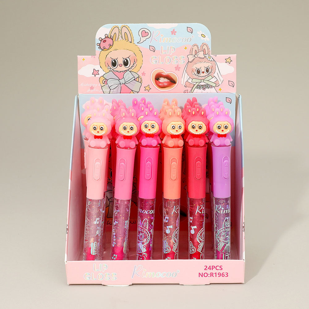 Labubu Light Up Monster Bunny Top Lip Gloss