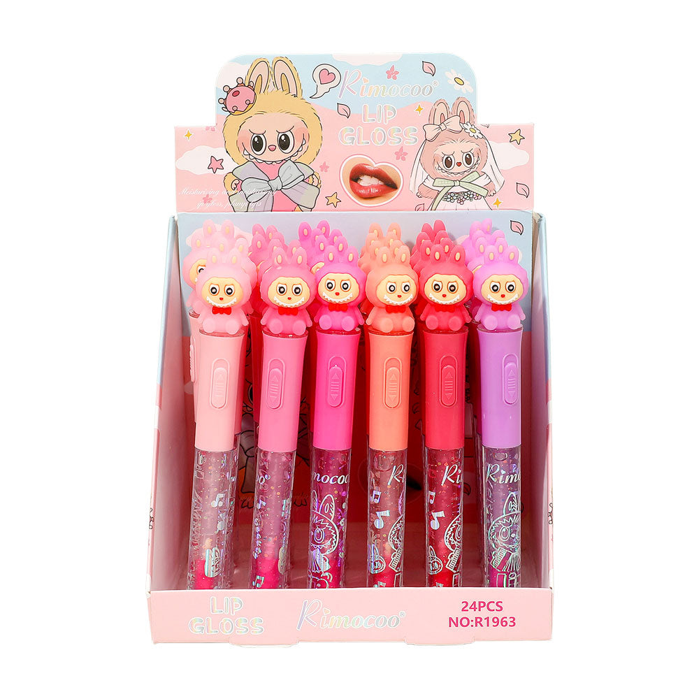 Labubu Light Up Monster Bunny Top Lip Gloss