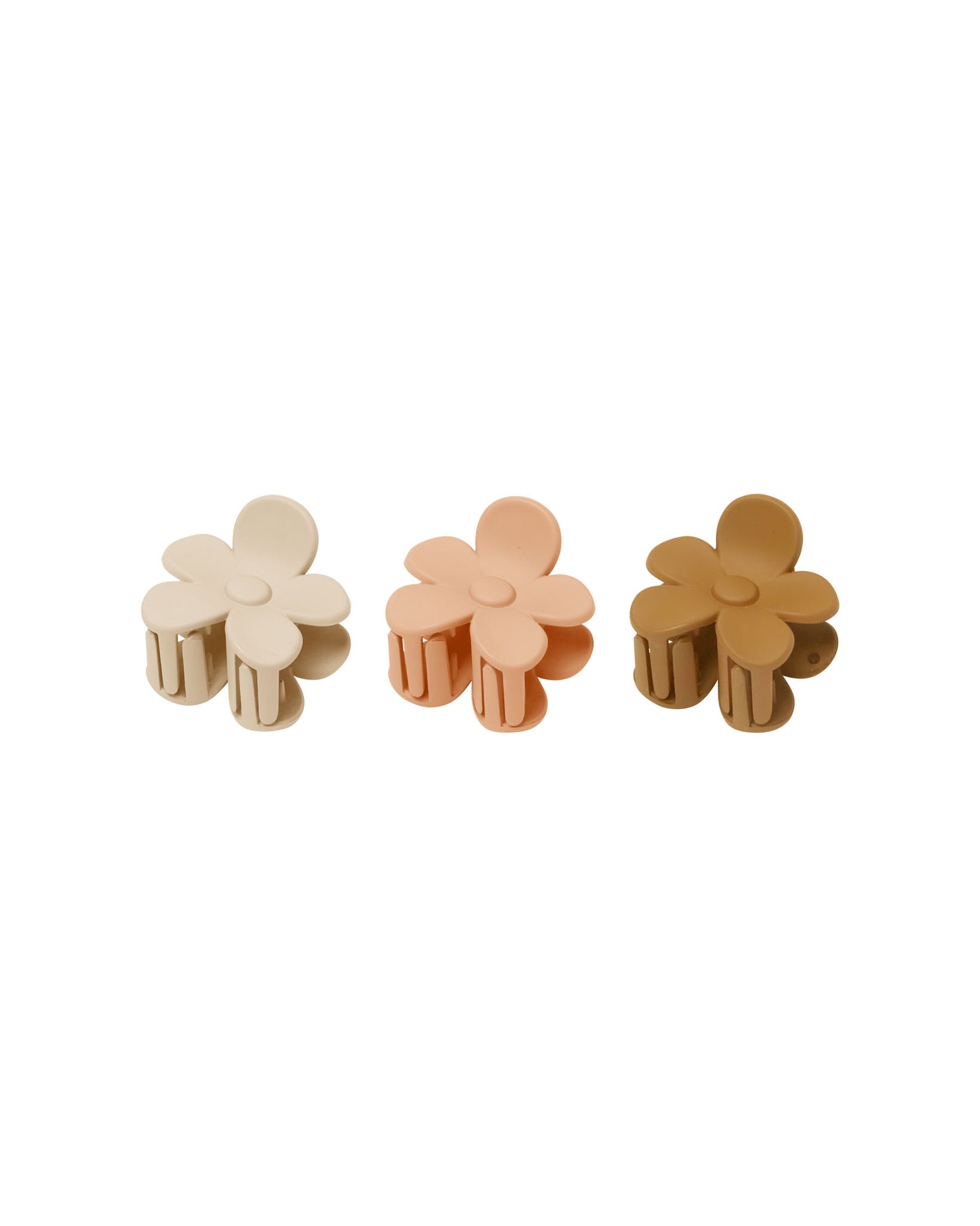 FLOWER CLIP SET | BRASS, ANTIQUE, MELON