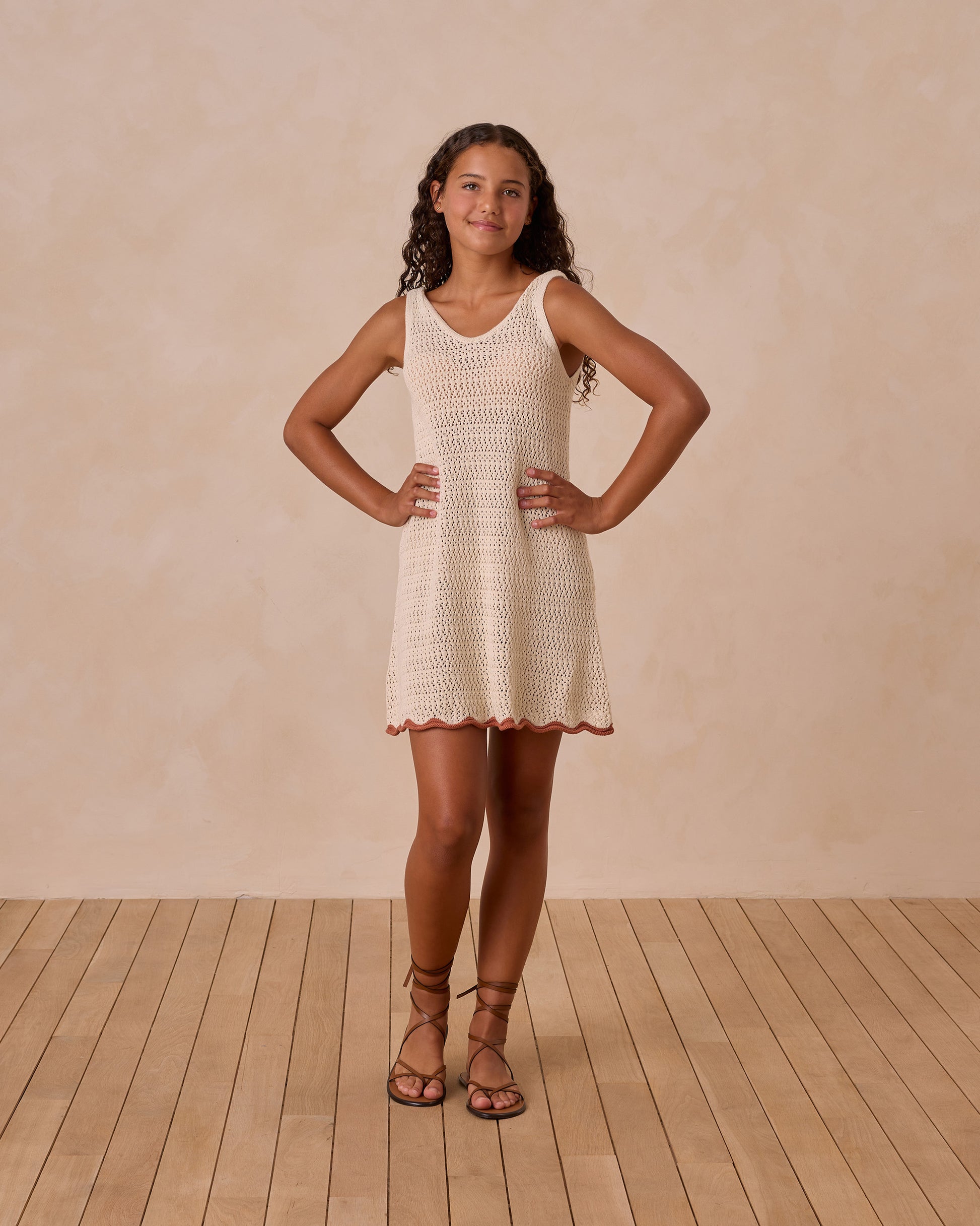 CROCHET TANK MINI DRESS || NATURAL Juneandgrey CROCHET TANK MINI DRESS || NATURAL Juneandgrey