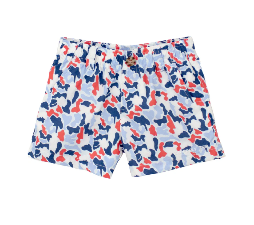 Boys Mallard Short Americana Camo