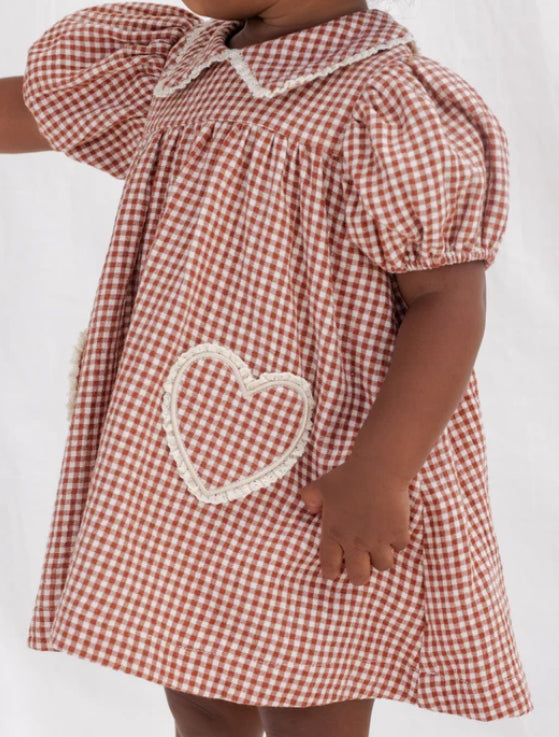 Coraline Dress || Red Gingham