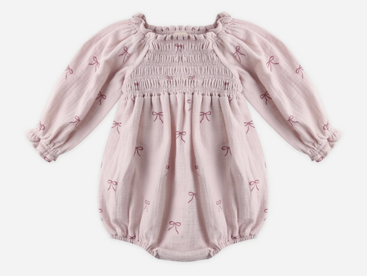 Eden Romper || Bows
