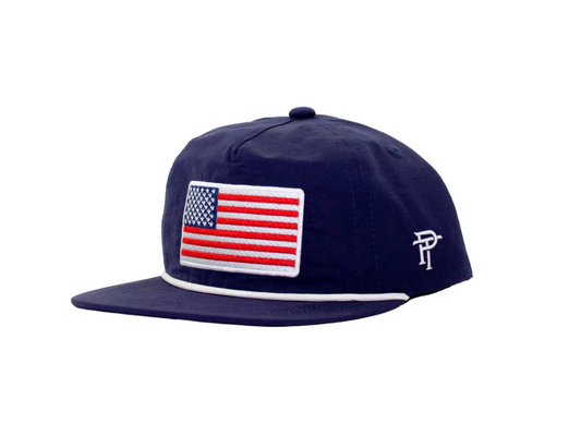 Boys Classic Rope Hat American Flag