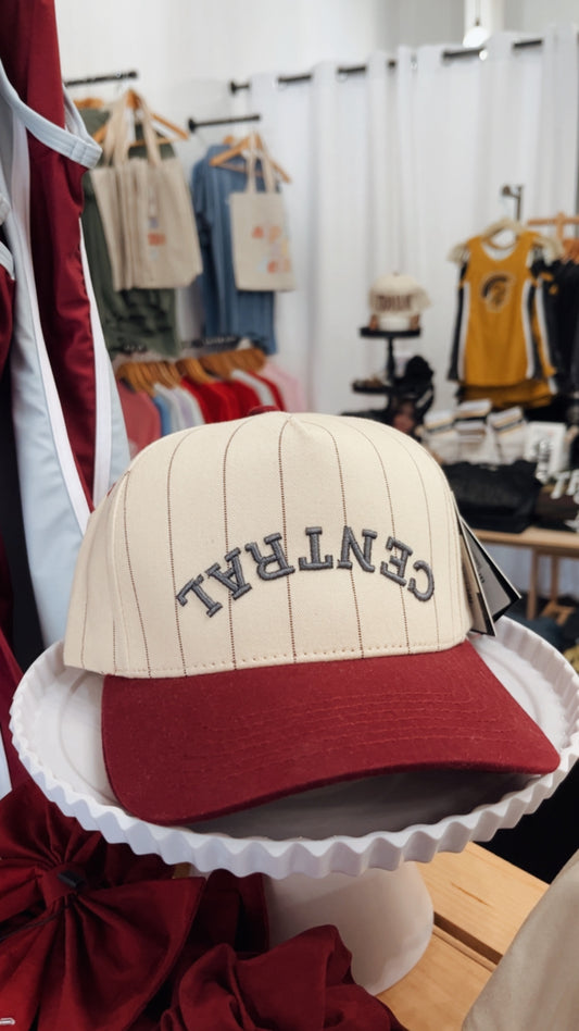 Upside Down Central Pinstripe Hat