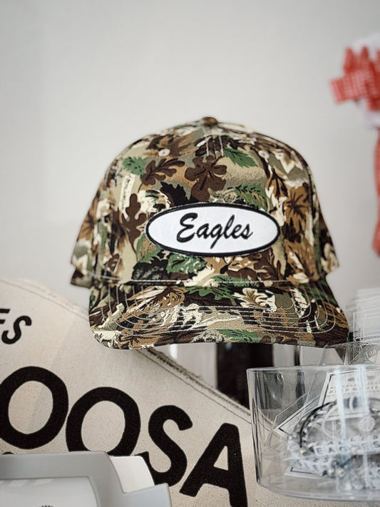 EAGLES PATCH CAMO HAT