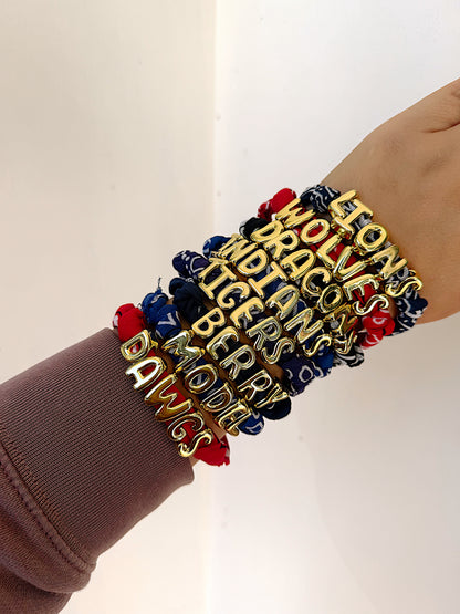 WOLVES BANDANA BRACELET