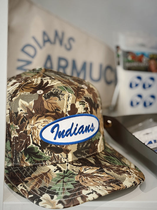 INDIANS PATCH CAMO HAT