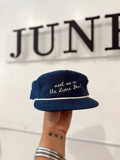 Meet me in the Lions Den Hat