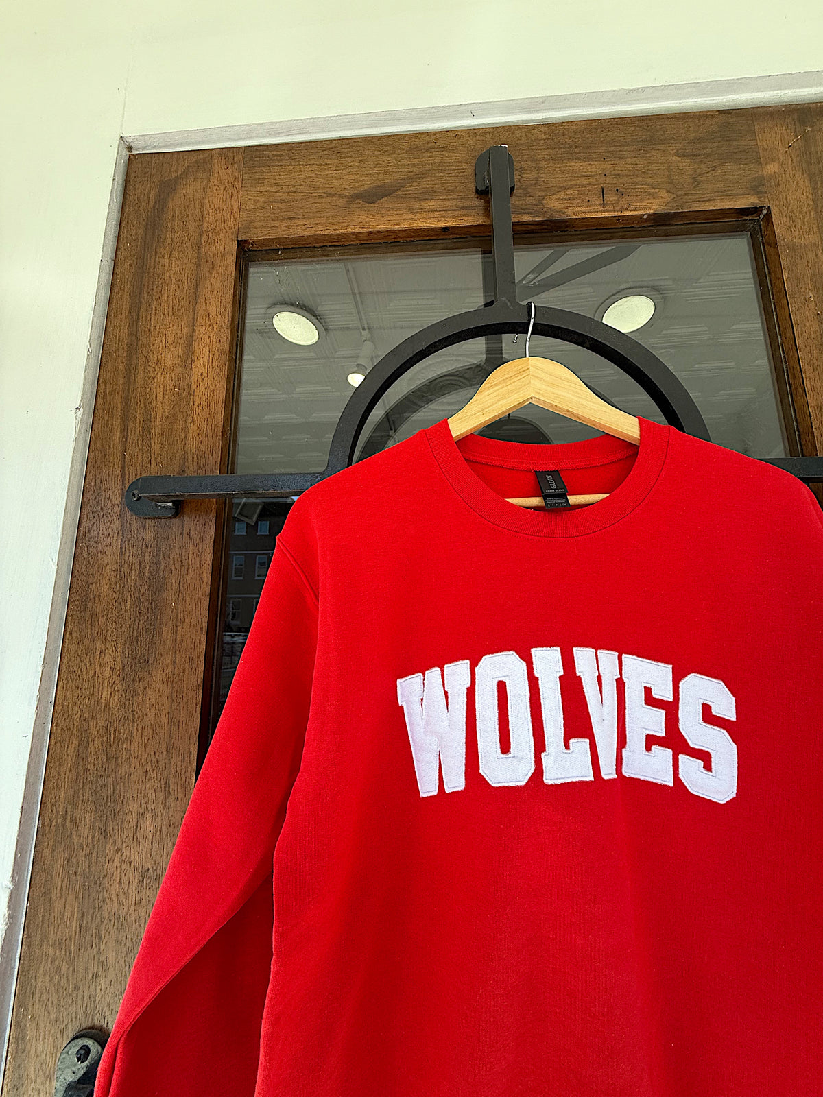 WOLVES RED CREWNECK