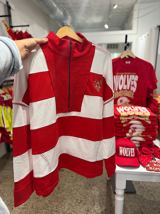 ROME VARSITY STRIPE PULLOVER