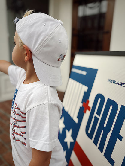 American Flag Baseball Hat (Baby, Youth, Junior)