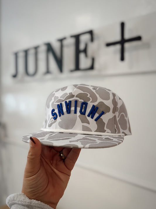 ARMUCHEE Indians grey camo hat