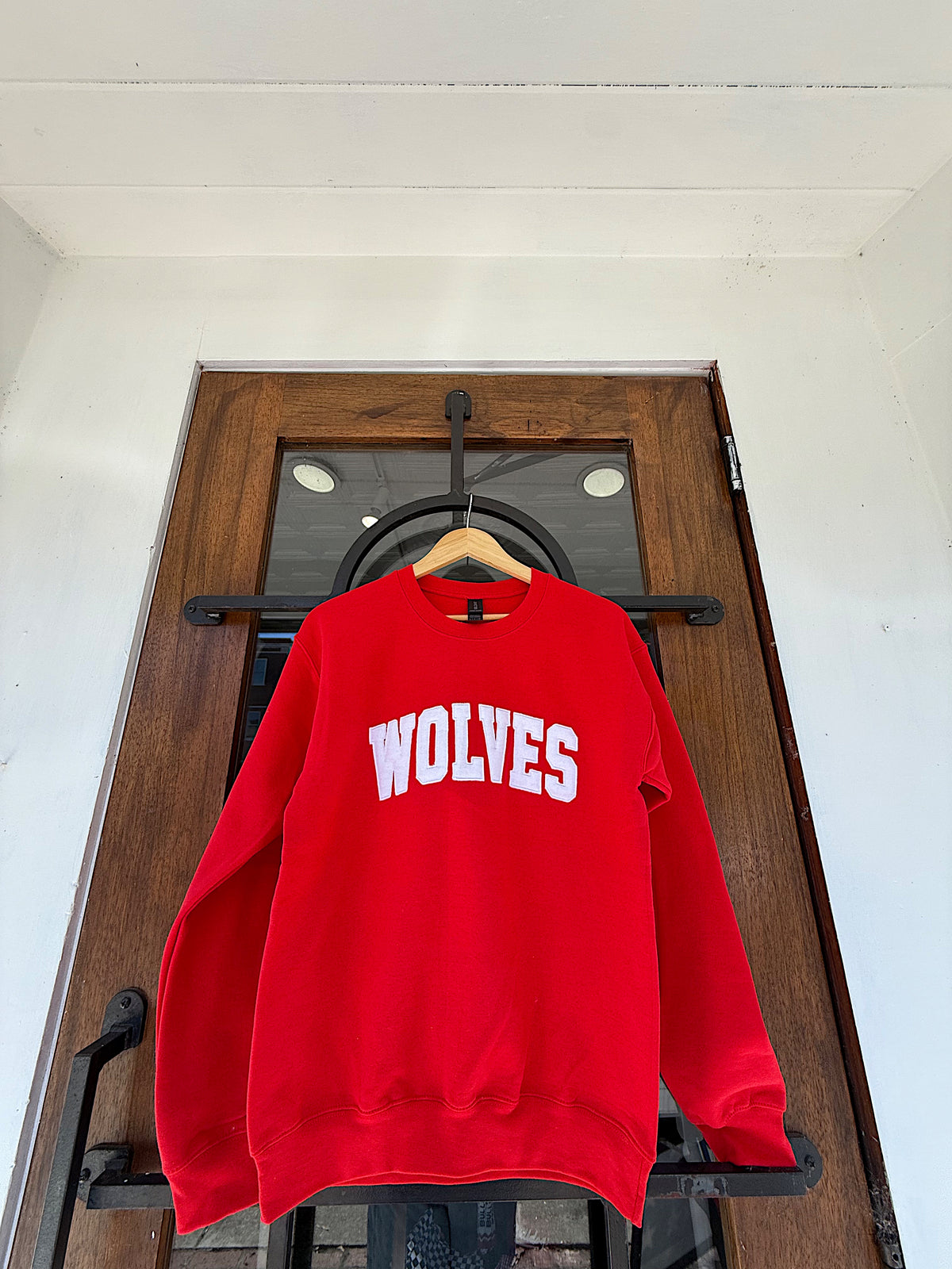WOLVES RED CREWNECK