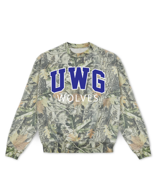 UWG camo sweatshirt