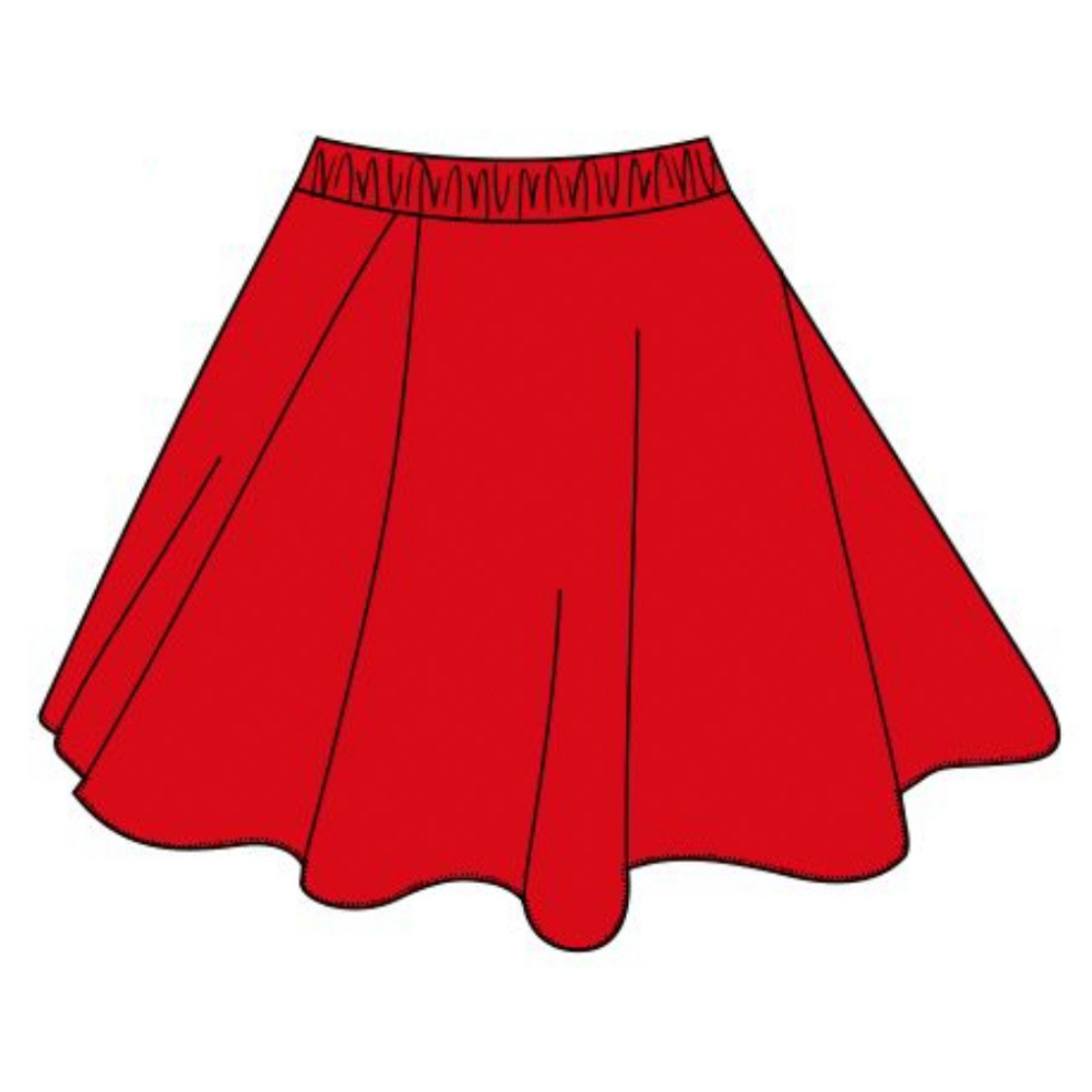 RED skort (preorder)