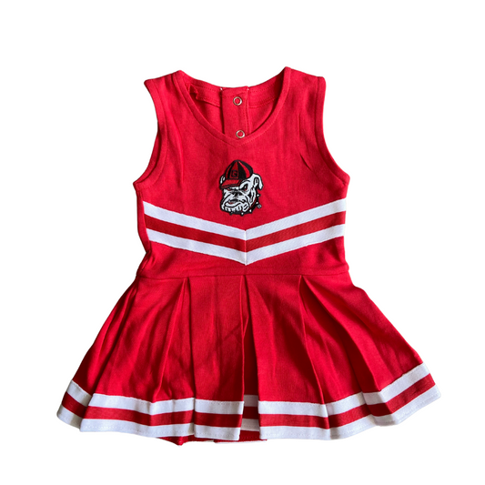 Georgia Cheer Bodysuit Dress