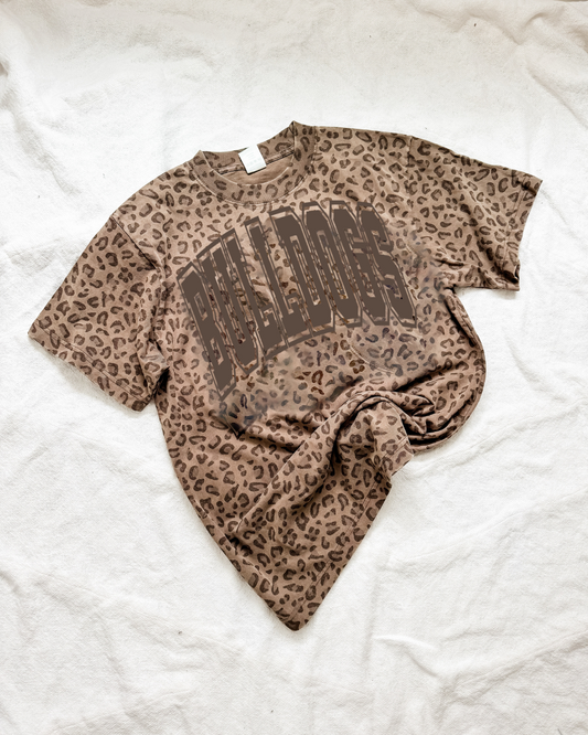 BULLDOGS vintage Leopard