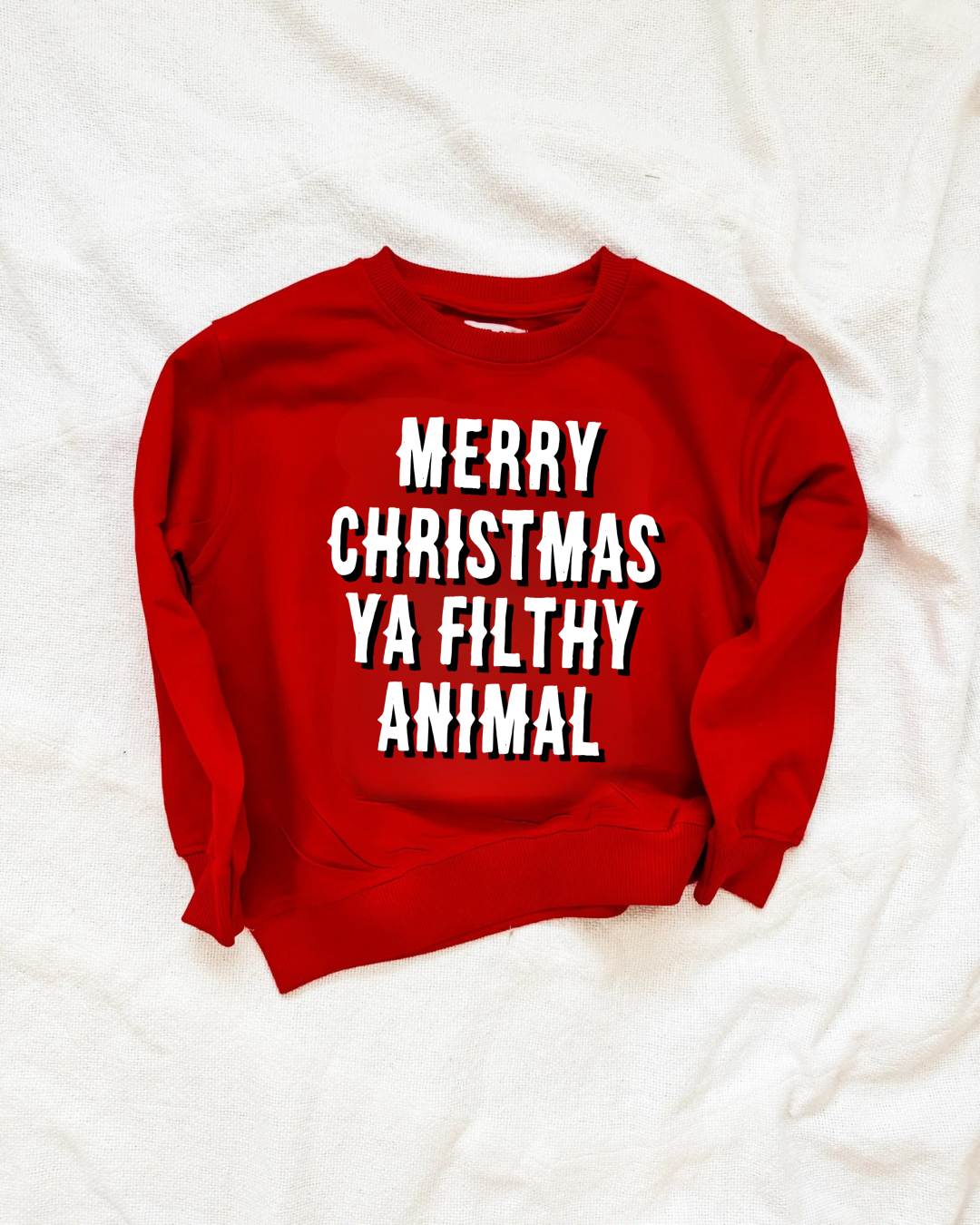 FILTHY ANIMAL sweatshirt (red)
