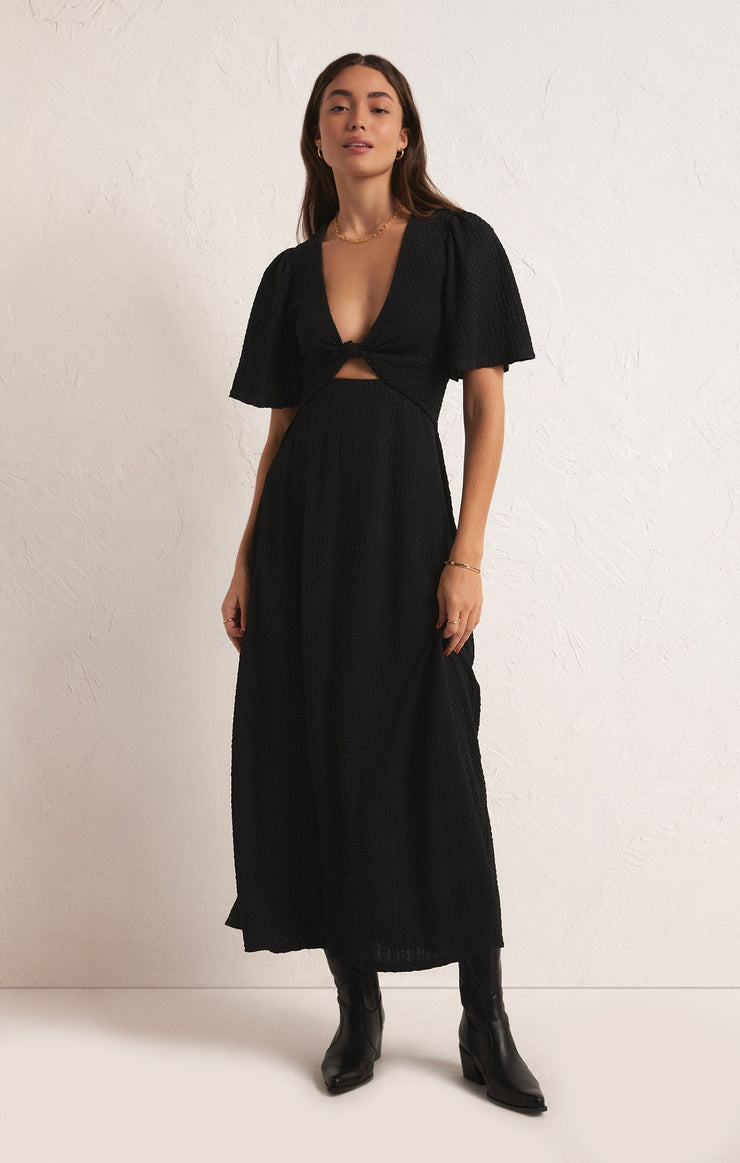 Mavis Midi Dress Black / z supply