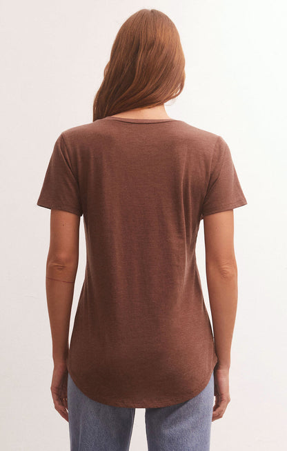 The Pocket Tee /  Dark Rosewood