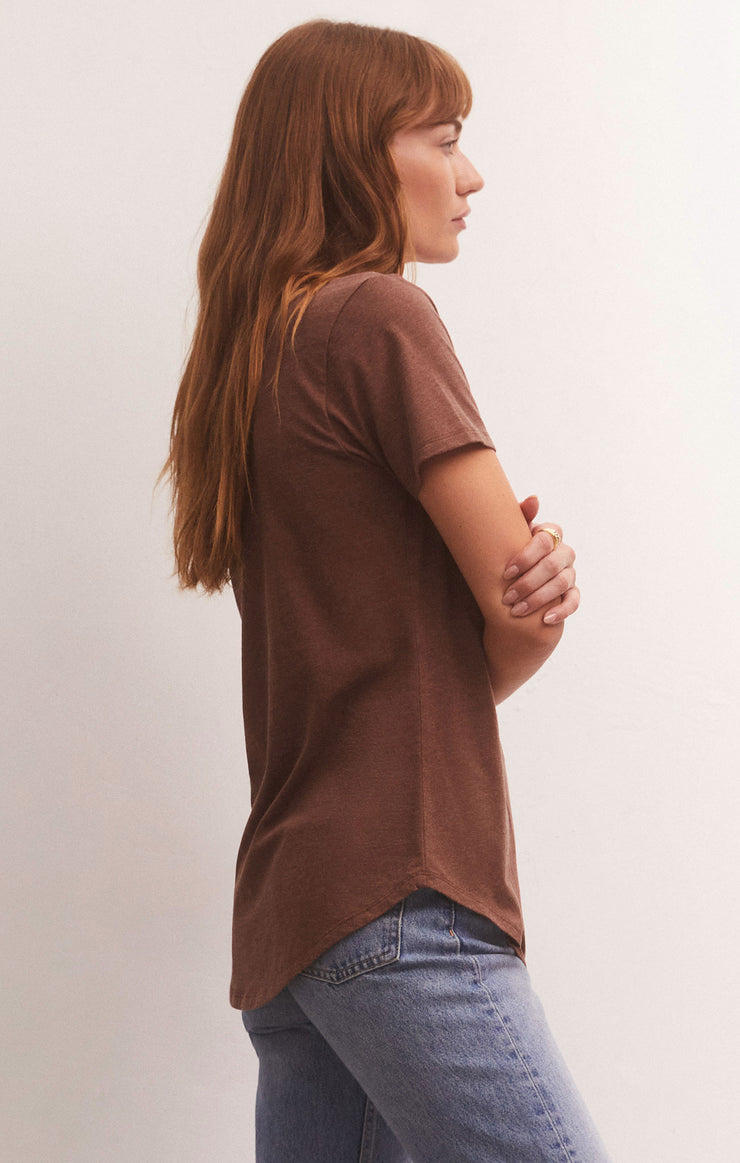 The Pocket Tee /  Dark Rosewood