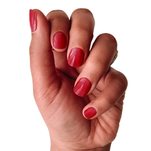 Load image into Gallery viewer, Red Velvet | Deep Red Valentine&#39;s Day Nail Polish Stickers