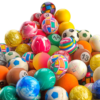 Bedwina 1" High Bounce Balls Assorted Colors Pack of 1000