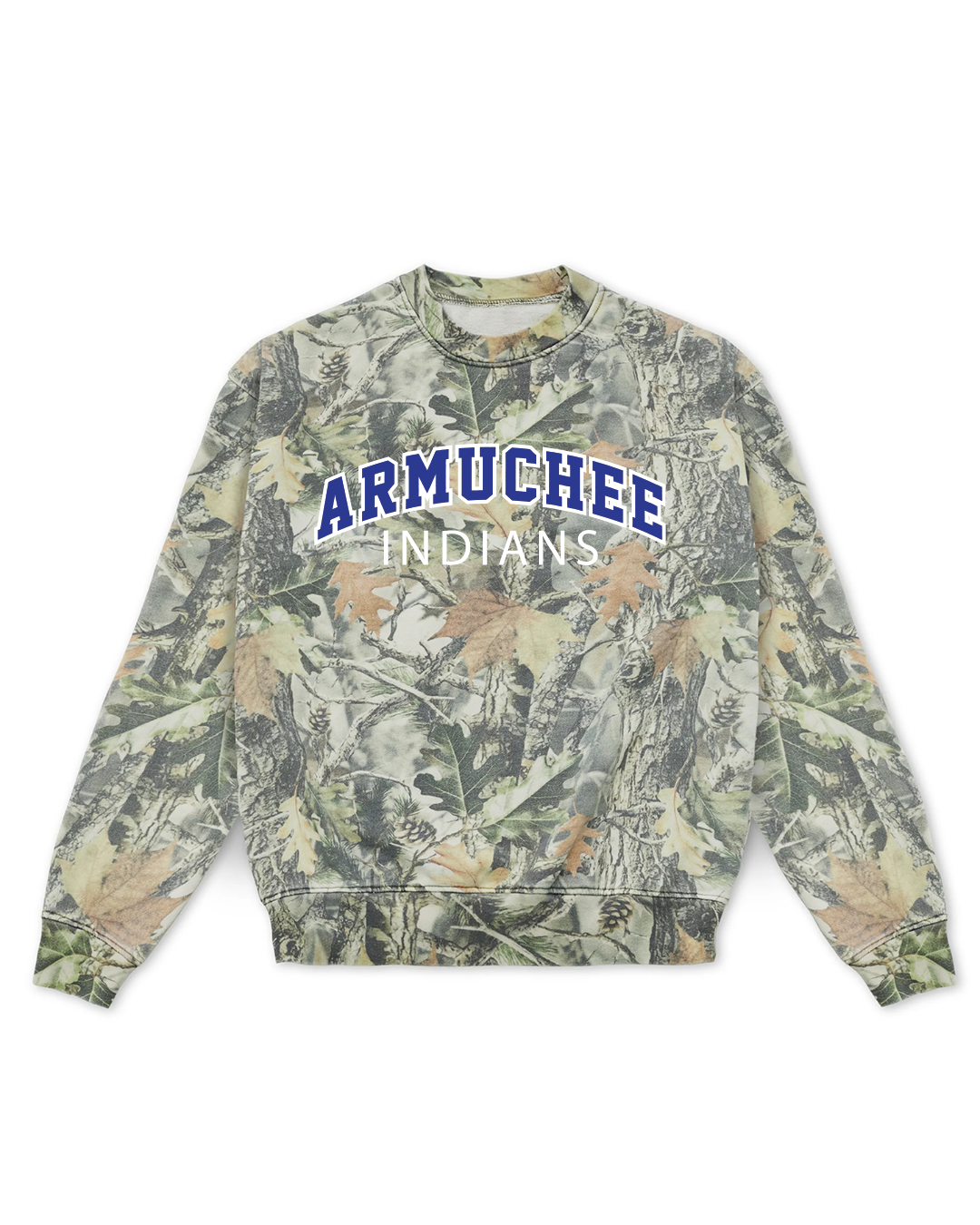 ARMUCHEE / INDIANS camo sweatshirt (Copy)