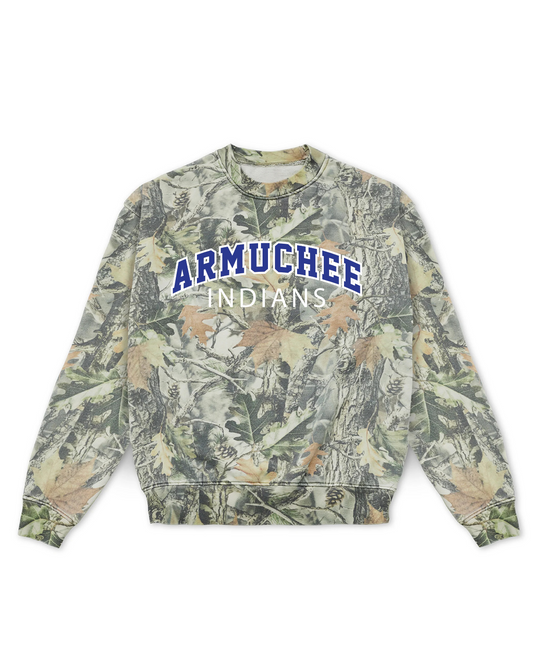ARMUCHEE / INDIANS camo sweatshirt (Copy)