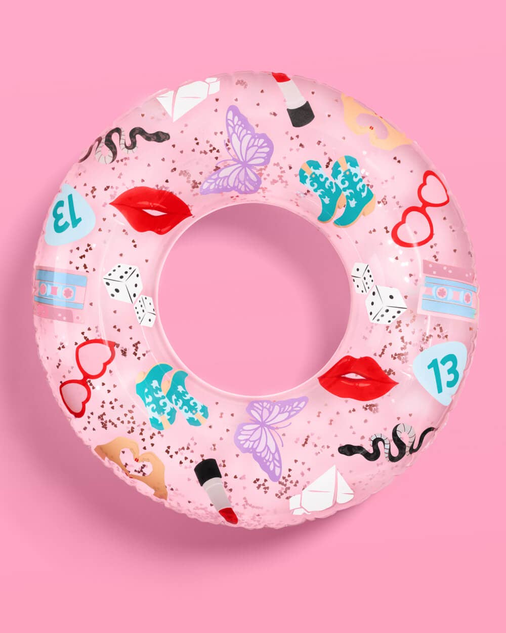Pool Era Floats - set of 2 Swiftie themed swim tubes 30"