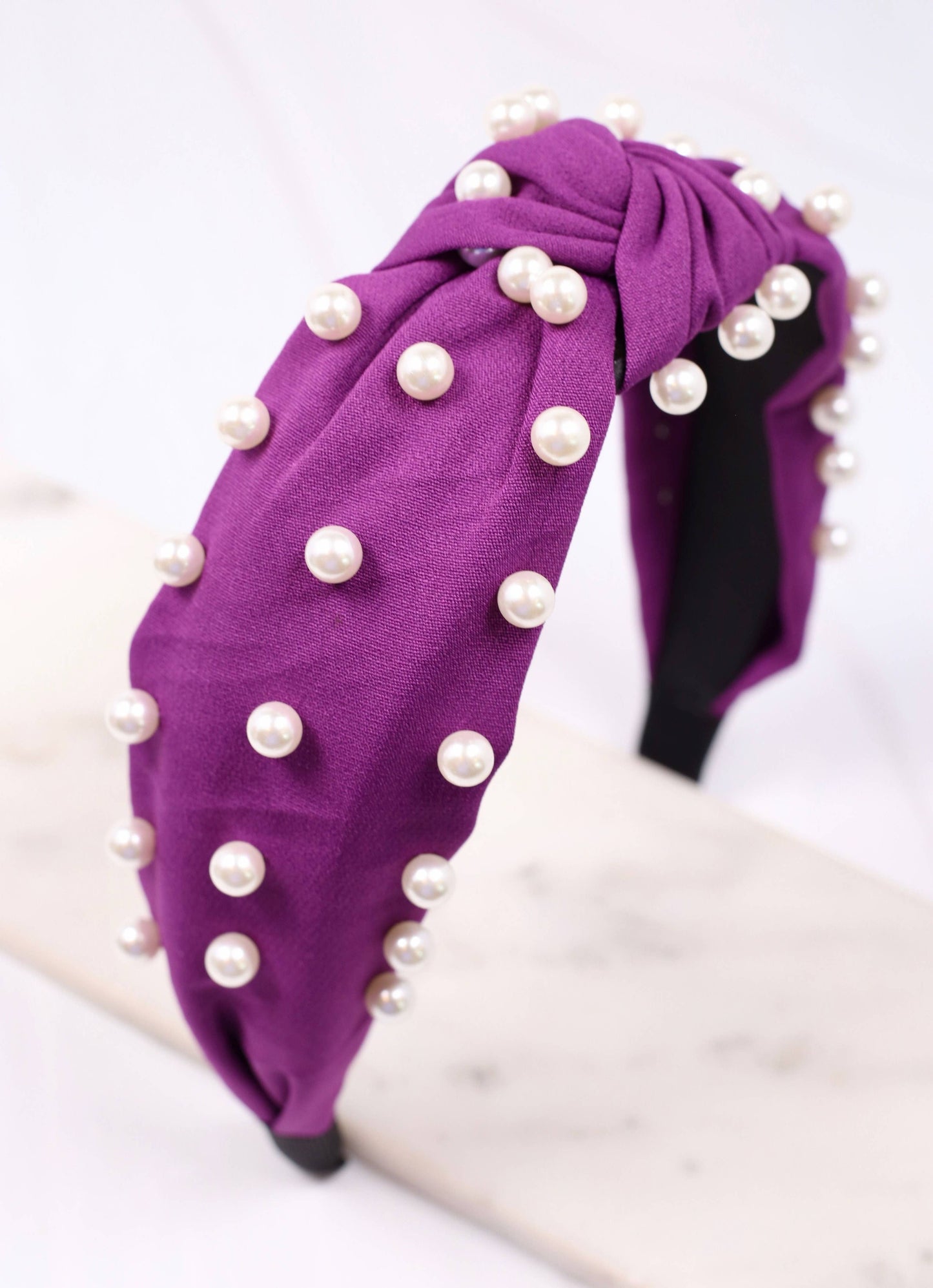 Apollo Headband with Pearls PURPLE