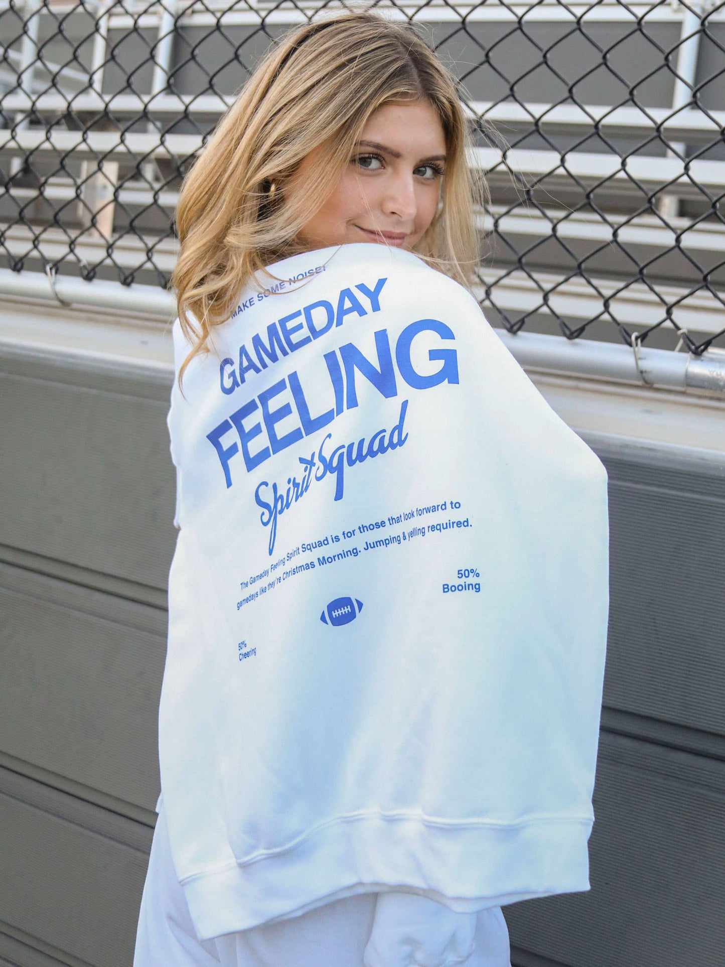 GAMEDAY FEELING BLUE SWEATSHIRT