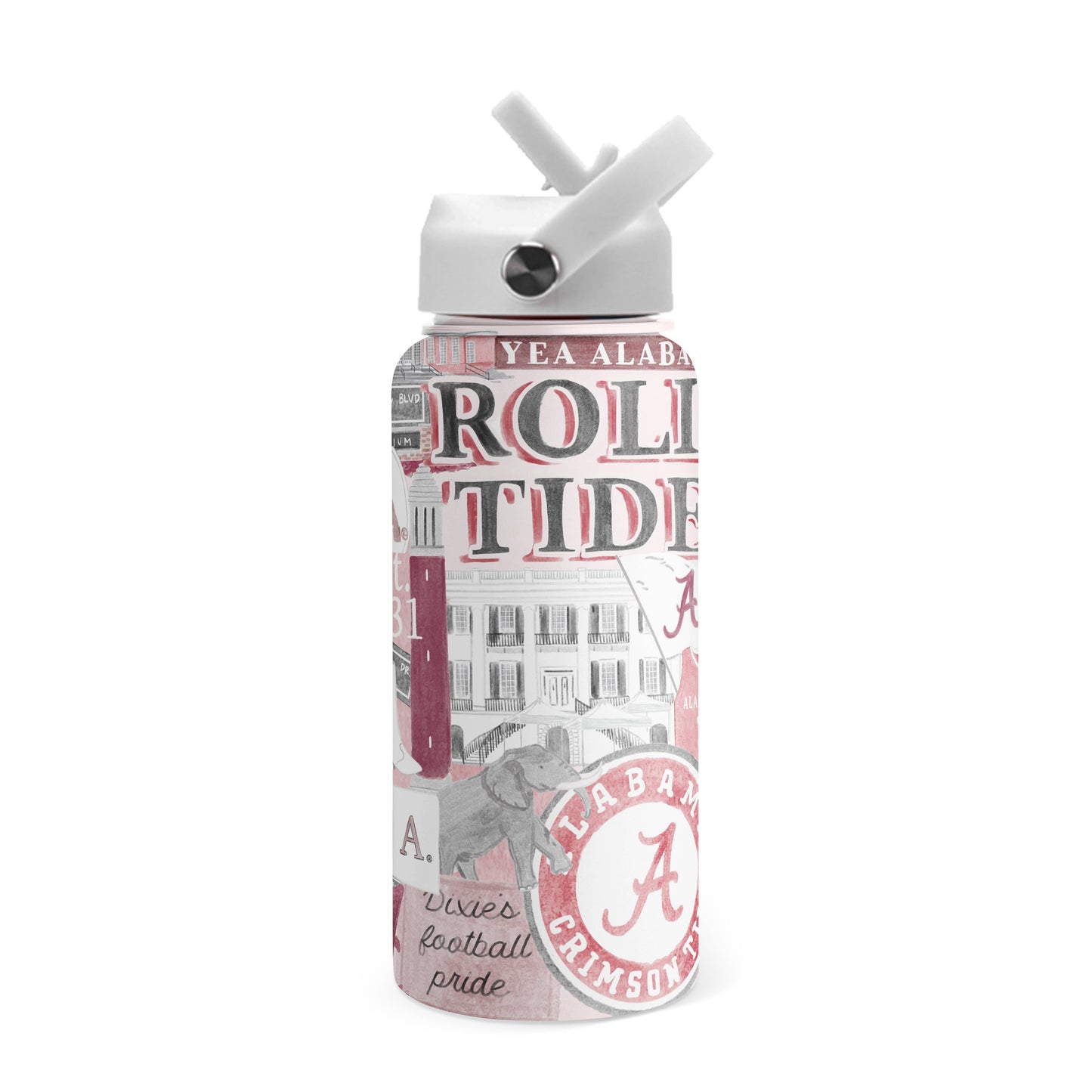 The University of Alabama 32 oz Insulated Water Bottle