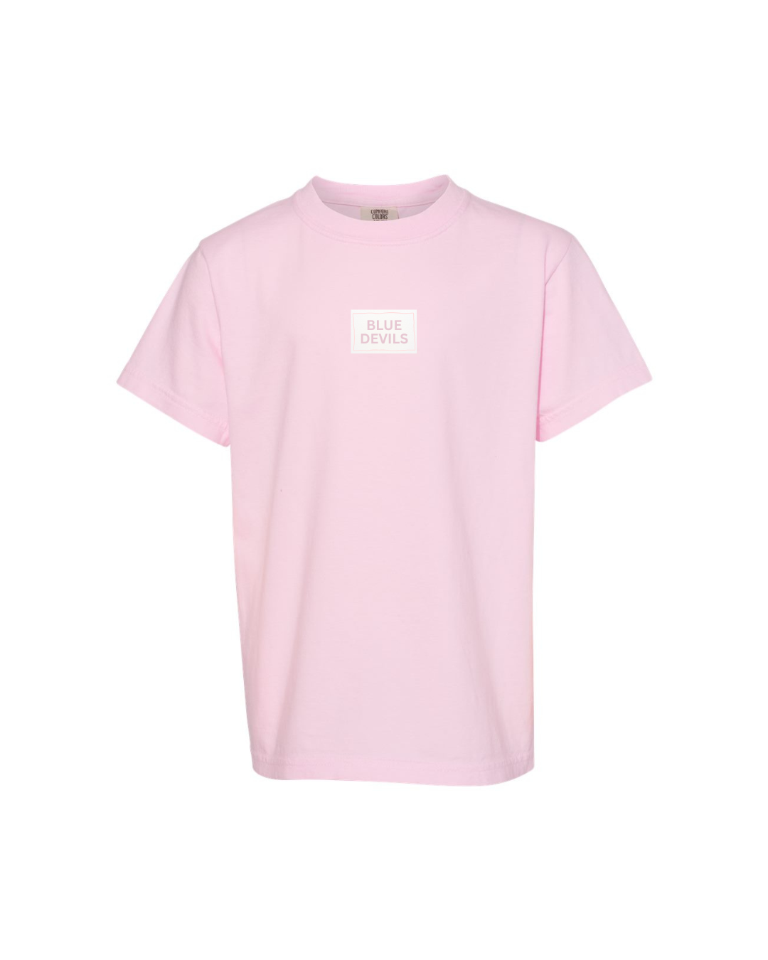 BLUE DEVILS pink out patch tee