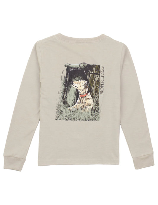 Properly Tied / Boys Mossy Oak Lab LS Linen