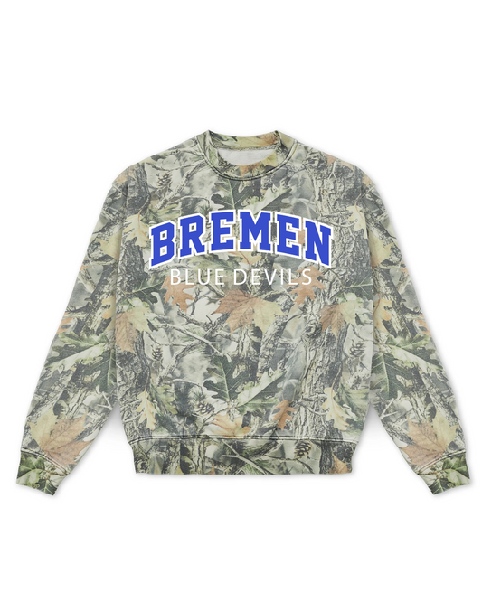 BLUE DEVILS camo sweatshirt