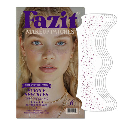 Purple Spirit Speckles Makeup Patches - Team Spirit Collection