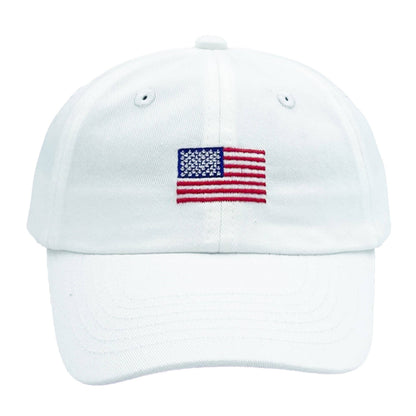 American Flag Bow Baseball Hat (Baby, Youth, Junior)