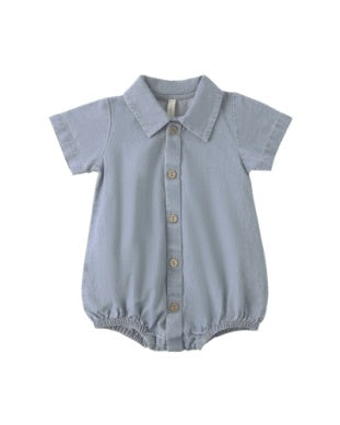 Matteo Romper || Chambray