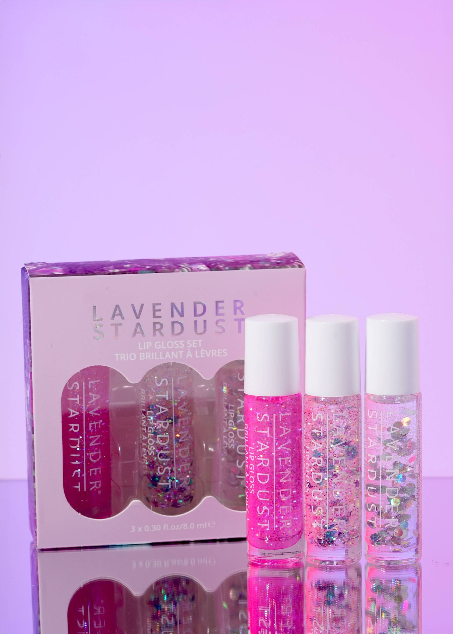 DISCO GLITTER LIP GLOSS TRIO SET