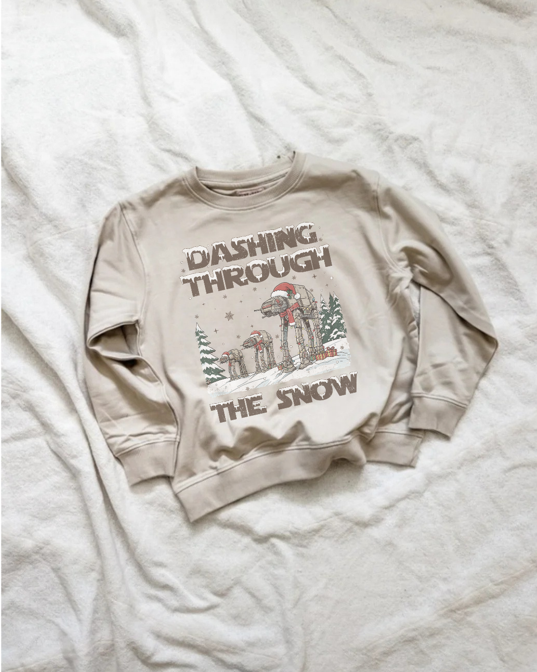 dashing through the snow sweatshirt