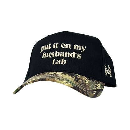Put it on my Husband's Tab Trucker Hat