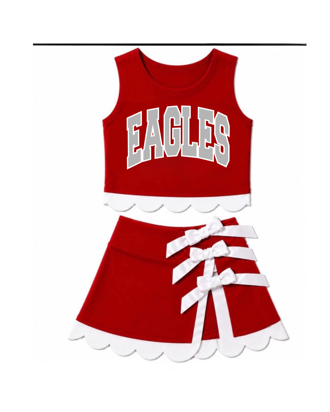 EAGLES athletic skirt set (preorder)