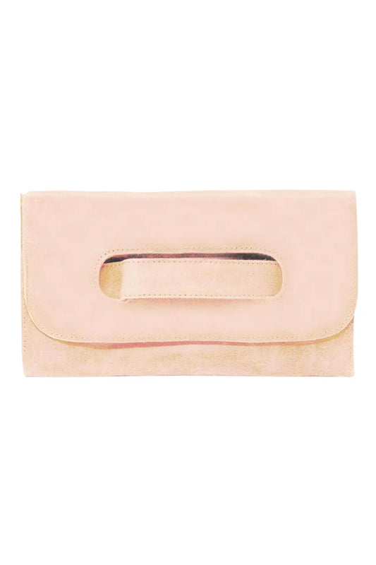 ABLE Mare Handle Clutch Pale Blush