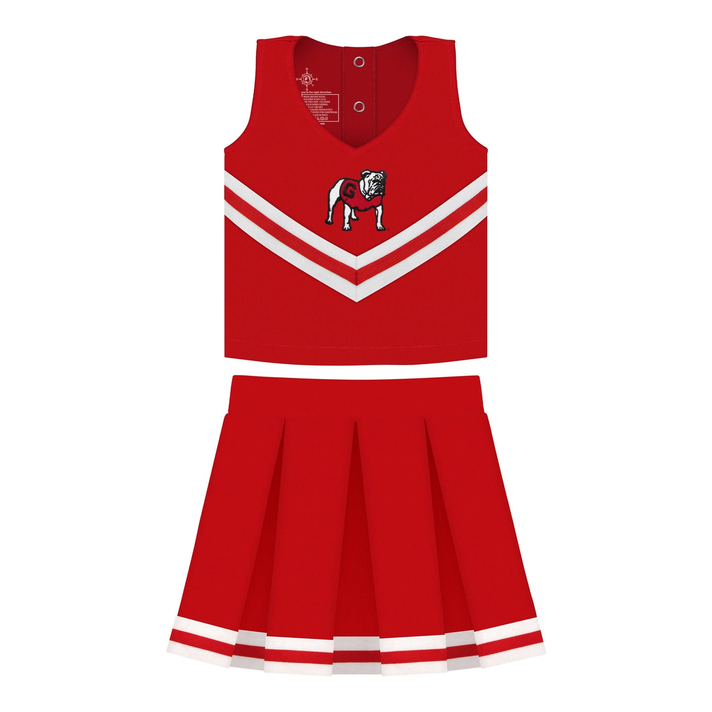 Georgia Bulldogs 3-Piece Girls Cheer Dress
