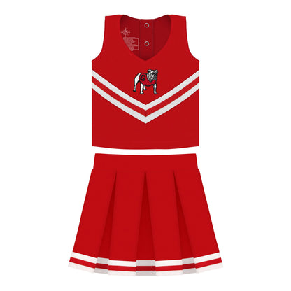 Georgia Bulldogs 3-Piece Girls Cheer Dress